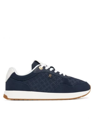 Obrázek produktu Tommy Hilfiger Sneakersy Th Runner Suede Monogram FW0FW09620 Tmavomodrá