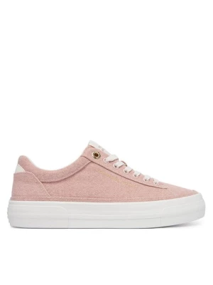 Obrázek produktu Tommy Hilfiger Sneakersy Washed Canvas Platform Trainers FW0FW09172 Růžová