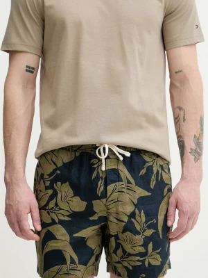 Obrázek produktu Tommy Hilfiger šortky pánské lněné námořnická modř