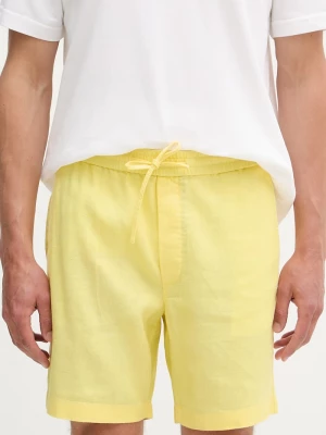 Obrázek produktu Tommy Hilfiger šortky pánské se lnem žlutá