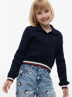 Obrázek produktu Tommy Hilfiger svetr dětský bavlněný námořnická modř