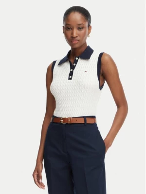Obrázek produktu Tommy Hilfiger Svetr Fine Gg Cable WW0WW50102 Krémová Regular Fit