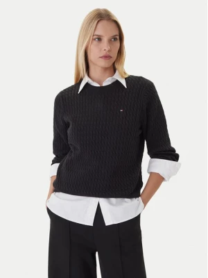 Obrázek produktu Tommy Hilfiger Svetr Fine WW0WW44993 Černá Regular Fit
