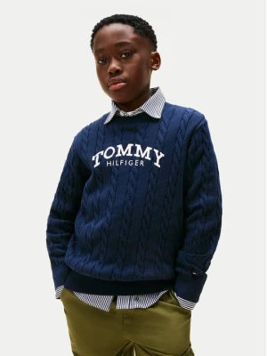 Obrázek produktu Tommy Hilfiger Svetr KG0KG08953 Tmavomodrá Regular Fit