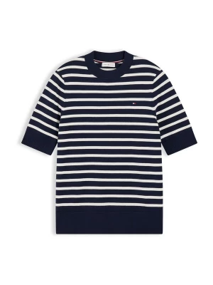 Obrázek produktu TOMMY HILFIGER Svetr marine modrá / bílá