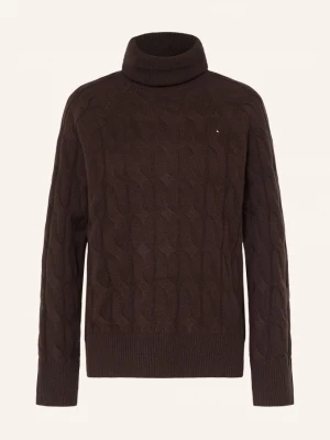 Obrázek produktu Tommy Hilfiger Svetr S Rolákem tmavě hnědá