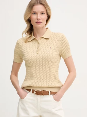 Obrázek produktu Tommy Hilfiger svetrové polo dámské bavlněné béžová