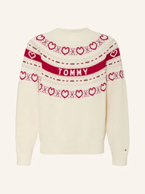 Obrázek produktu Tommy Hilfiger Svetry krémová / béžová / tmavě červená