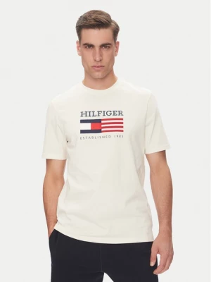 Obrázek produktu Tommy Hilfiger T-Shirt American Monotype MW0MW39843 Écru Regular Fit Krémová