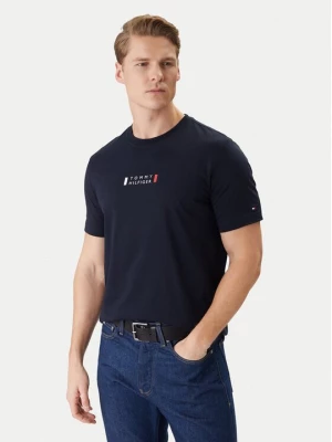 Obrázek produktu Tommy Hilfiger T-Shirt Brand Love Small Center Tee MW0MW41453 Tmavomodrá Regular Fit