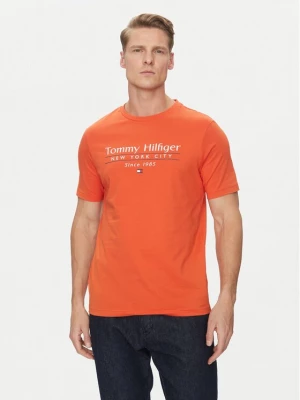Obrázek produktu Tommy Hilfiger T-Shirt Center Stack MW0MW38621 Oranžová Regular Fit