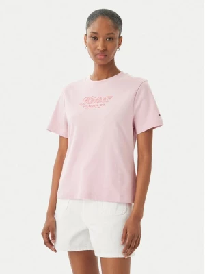 Obrázek produktu Tommy Hilfiger T-Shirt Logo Interlock WW0WW48707 Světle růžová Regular Fit