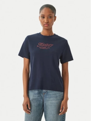 Obrázek produktu Tommy Hilfiger T-Shirt Logo Interlock WW0WW48707 Tmavomodrá Regular Fit