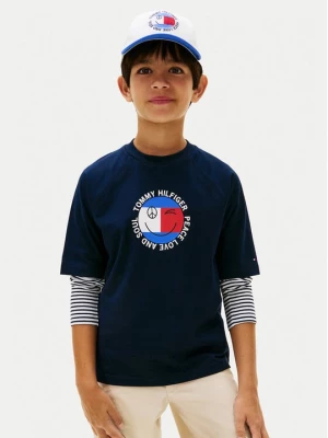 Obrázek produktu Tommy Hilfiger T-Shirt Smiley Flag KB0KB10269 Tmavomodrá Regular Fit