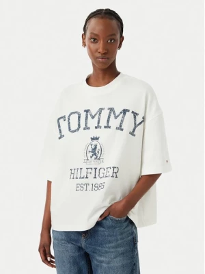 Obrázek produktu Tommy Hilfiger T-Shirt Varsity WW0WW50940 Krémová Relaxed Fit