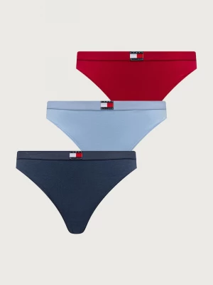 Obrázek produktu Tommy Hilfiger tanga dámské s bavlnou 3-pack modrá