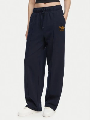 Obrázek produktu Tommy Hilfiger Teplákové kalhoty Logo Exaggerated Seam WW0WW50783 Tmavomodrá Relaxed Fit