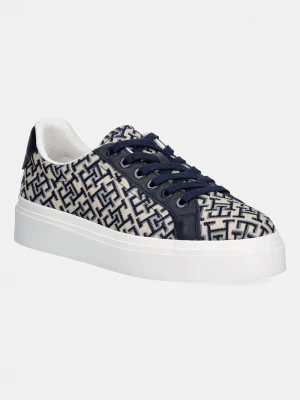 Obrázek produktu Tommy Hilfiger TH CHIC PLATFORM MONOGRAM sneakers boty dámské námořnická modř