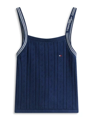 Obrázek produktu TOMMY HILFIGER Top tmavě modrá / bílá