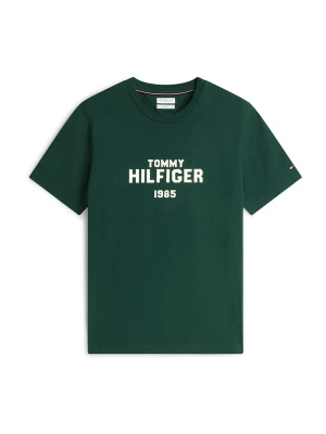 Obrázek produktu TOMMY HILFIGER Tričko 'Brand Love' tmavě zelená / bílá