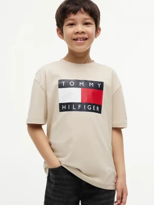 Obrázek produktu Tommy Hilfiger tričko dětské bavlněné béžová