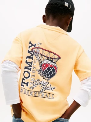 Obrázek produktu Tommy Hilfiger tričko dětské bavlněné oranžová