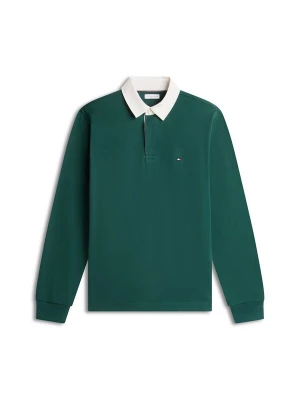 Obrázek produktu TOMMY HILFIGER Tričko 'ESSENTIAL' tmavě zelená / bílá