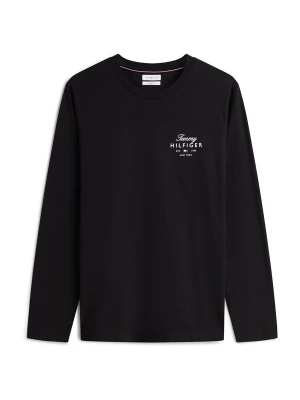 Obrázek produktu TOMMY HILFIGER Tričko 'Logo Long Sleeve' černá / bílá