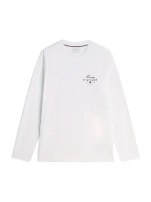 Obrázek produktu TOMMY HILFIGER Tričko 'Logo Long Sleeve' červená / černá / bílá