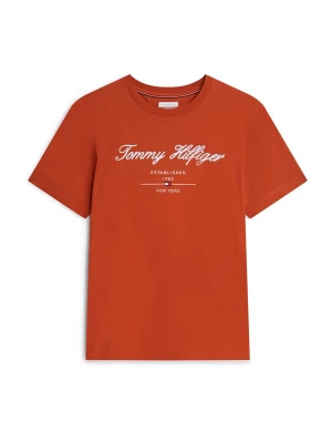 Obrázek produktu TOMMY HILFIGER Tričko ohnivá červená / bílá