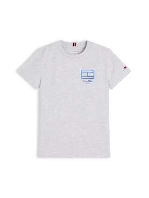 Obrázek produktu TOMMY HILFIGER Tričko 'Outline Flag Logo' modrá / šedý melír