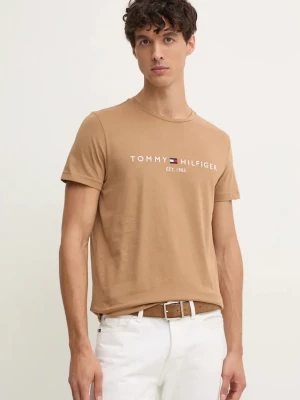 Obrázek produktu Tommy Hilfiger tričko pánské bavlněné béžová