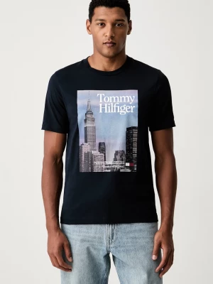 Obrázek produktu Tommy Hilfiger tričko pánské bavlněné námořnická modř