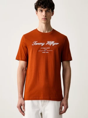 Obrázek produktu Tommy Hilfiger tričko pánské bavlněné oranžová