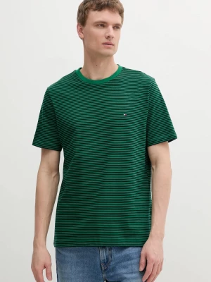 Obrázek produktu Tommy Hilfiger tričko pánské bavlněné zelená
