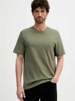 Obrázek produktu Tommy Hilfiger tričko pánské bavlněné zelená