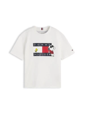 Obrázek produktu TOMMY HILFIGER Tričko 'PEANUTS' marine modrá / žlutá / ohnivá červená / bílá