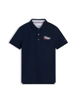 Obrázek produktu TOMMY HILFIGER Tričko 'Regular Fit Graphic Embroidery' námořnická modř / červená / bílá