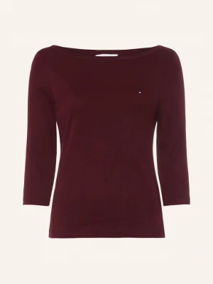 Obrázek produktu Tommy Hilfiger Tričko S 3 / 4 Rukávy tmavě červená