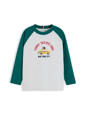 Obrázek produktu TOMMY HILFIGER Tričko žlutá / světle šedá / nefritová / červená