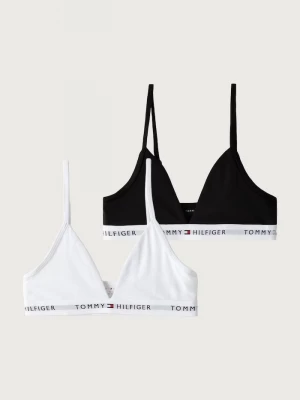 Obrázek produktu Tommy Hilfiger trojúhelníková podprsenka dětská s bavlnou 2-pack