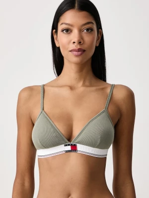 Obrázek produktu Tommy Hilfiger trojúhelníková podprsenka s bavlnou zelená