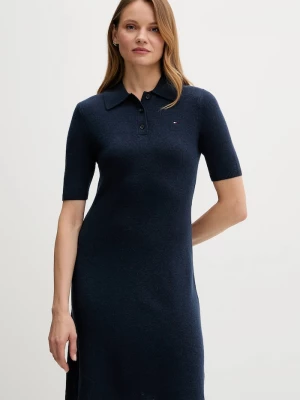 Obrázek produktu Tommy Hilfiger Vlněné šaty Tommy Hilfiger námořnická modř