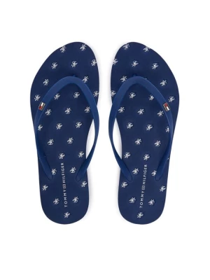 Obrázek produktu Tommy Hilfiger Žabky Repeat Logo Platform FW0FW09199 Tmavomodrá