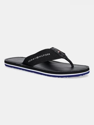 Obrázek produktu Tommy Hilfiger Žabky Tommy Hilfiger HILFIGER LEATHER BEACH SANDAL černá