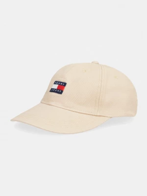 Obrázek produktu Tommy Jeans baseballová čepice pánská bavlněná béžová
