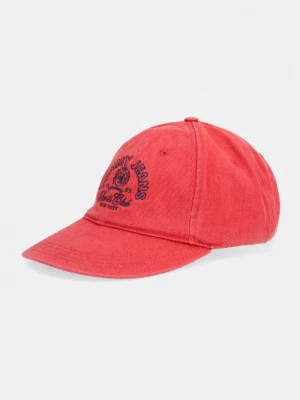 Obrázek produktu Tommy Jeans baseballová čepice pánská bavlněná červená