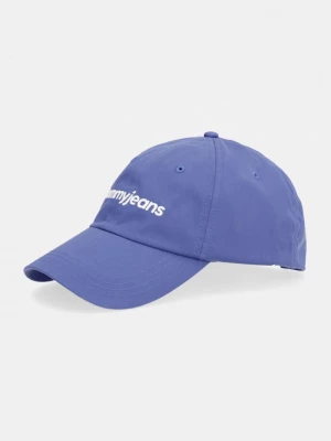 Obrázek produktu Tommy Jeans baseballová čepice pánská bavlněná modrá