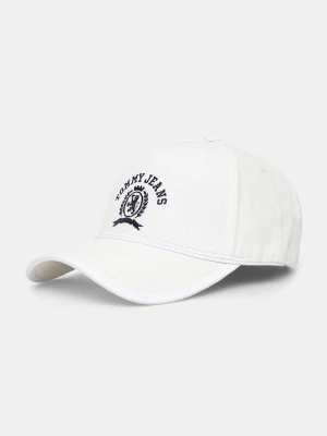 Obrázek produktu Tommy Jeans Bavlněná baseballová čepice bílá