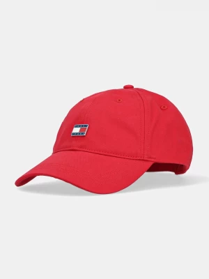 Obrázek produktu Tommy Jeans Bavlněná baseballová čepice Tommy Jeans červená